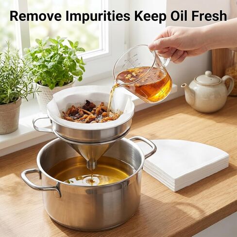 40 pcs Fryer Oil Filter 4 Inch Cooking Grease Filter Maple Syrup Filters in Saudi Arabia