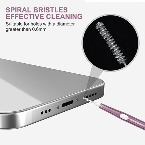 10pcs Phone Cleaning Kit Dual Side Multifunction Tools for iPhone 17 Purple in Kuwait