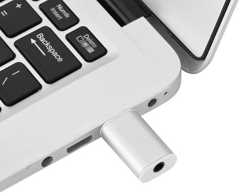 External USB Audio Card Compact Adapter for Laptop and PC, Plug in Kuwait