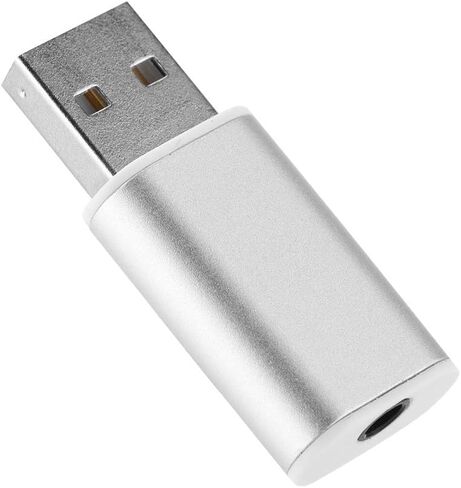 External USB Audio Card Compact Adapter for Laptop and PC, Plug in Kuwait