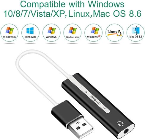 USB 3.1 Sound Card with 7.1 Sound Track for Computer in Kuwait