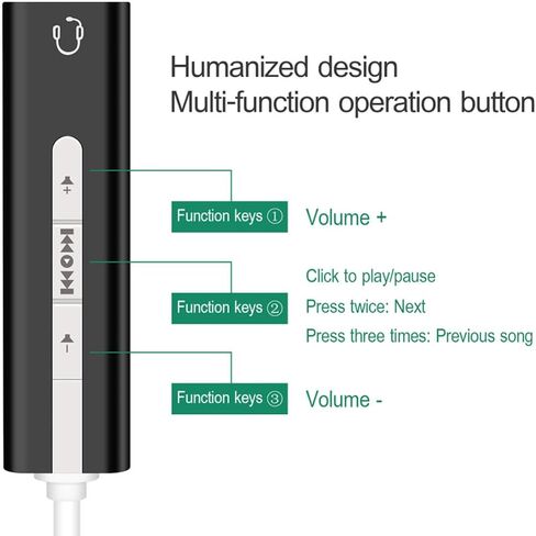 USB 3.1 Sound Card with 7.1 Sound Track for Computer in Kuwait