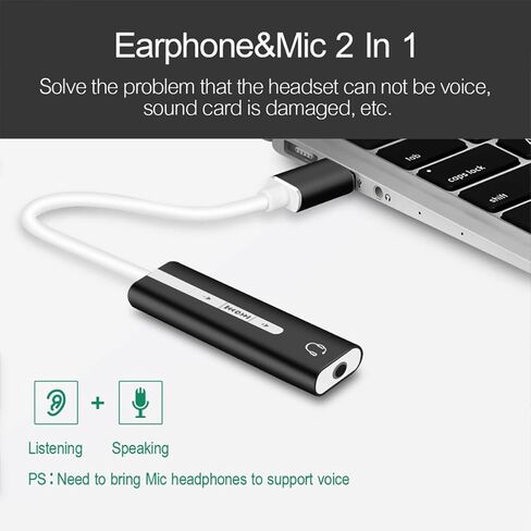 USB 3.1 Sound Card with 7.1 Sound Track for Computer in Kuwait
