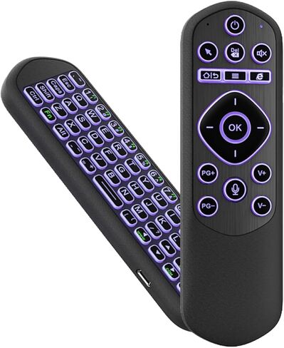 iPazzPort Air Mouse Remote Keyboard, 2.4G & Bluetooth, IR Learning in Kuwait