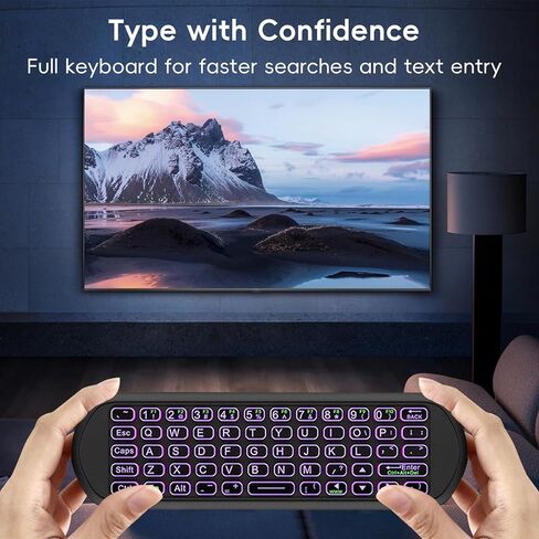 iPazzPort Air Mouse Remote Keyboard, 2.4G & Bluetooth, IR Learning in Kuwait