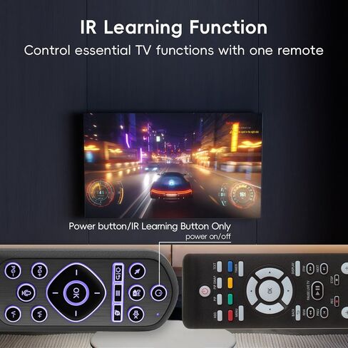 iPazzPort Air Mouse Remote Keyboard, 2.4G & Bluetooth, IR Learning in Kuwait