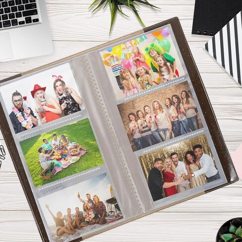 Jelly Photo Album Binder 84-pocket Business Card and Ticket Holder Black Portable Souvenir Organizer for Travel and Event Collections in Kuwait