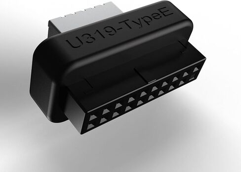 USB 3.0 19pin Male to USB 3.1 Type E(A-Key) Female Front Socket Mainboard Header Extension Adapter (19 pin to Type E) in Kuwait