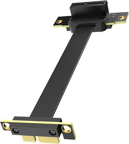JEYI PCIe 4.0 x1 to M.2 NVMe Adapter (10CM, Magnetic), for 2230/2242/2260/2280 M.2 NVMe SSDs, Supports PCI-Express X1/X4/X8/X16 Slots in Kuwait