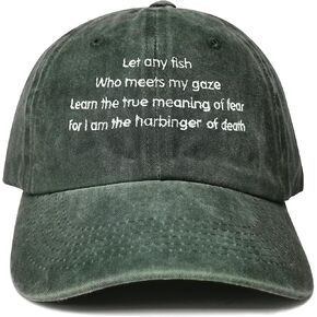 Hepandy Embroidered Let Any Fish Men Women Dad Hat in Kuwait