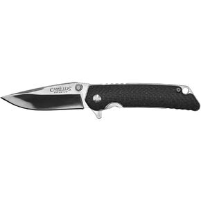 Camillus TRC 6.75" Durable Lightweight VG10 Stainless Steel EDC LinerLock Folding Pocket Knife with Carbon Fiber Handle & Pocket Clip in Kuwait