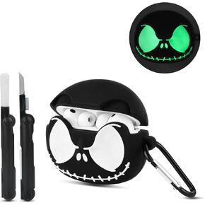 CCXNAS for AirPods Pro 3 Case with Cleaner Kit, Glow in ihe Dark, Black in Kuwait