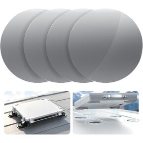 4Pcs Magnetic Mount Plates for Starlink Mini/Gen 3, Adhesive Metal Plate Magnetic Pads for Car Truck RV SUV Aluminum/Glass Cab Roof, Starlink Mounting Accessory for Satellite Dish Magnetic Car Mount in Kuwait