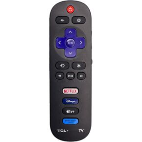 OEM Replacement Remote Control Compatible with All TCL Roku Smart TVs【Only Works with TCL Roku TV, Not for Roku Stick and Roku Box】 (Netflix/Disney Plus/Apple TV+ / Prime) in Saudi Arabia