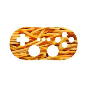 French Fries Vinyl Decal Sticker Skin by Debbie's Designs for Wii Classic Controller in Saudi Arabia