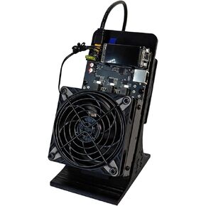 Vynel Bitcoin Miner NerdQaxeplus, 6TH/s BM1370 *4 ASIC Chips, Home Use BTC Miner, Open Source Solo Crypto Mining Machine, 2.4G WiFi & RJ45 Ethernet, Dual-Fan Plug-and-Play in Kuwait