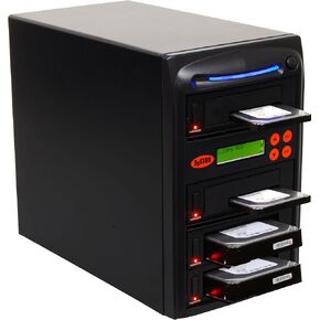 Systor 1:3 HDD/SSD Hard Drive Duplicator - 9GB/Min - Standalone Copier & Eraser/Sanitizer for Multiple SATA 3.5 Disk & 2.5 Solid State Drives - Copy Speeds of up to 150MB/Sec (SYS203HS-DP) in Kuwait