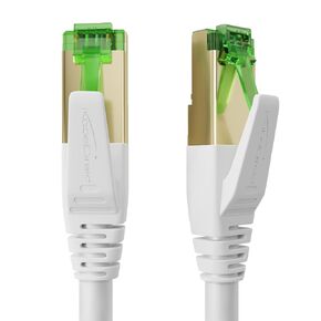 KabelDirekt – Cat 7 Ethernet Cable 10Gbps – 25ft, White in Kuwait