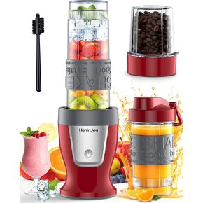 Personal Blender, 650W Smoothie Blenders for Shakes and Smoothies with Grinder Cup & 2 BPA-Free Portable Cups (20oz+14oz), Blenders for Juices, Smoothies Maker for Kitchen, Dark Red in Kuwait