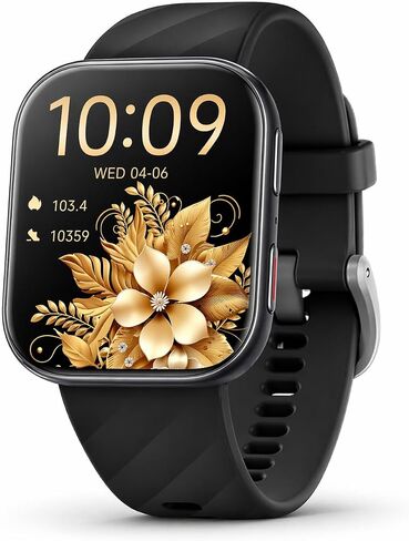 MorePro Health Fitness Tracker (Make/Answer Call), 24/7 Heart Rate Monitor with Blood Pressure, Blood Oxygen, Sleep Tracking, 120+ Sports Modes Smart Watch, Compatible with iOS Android in Kuwait