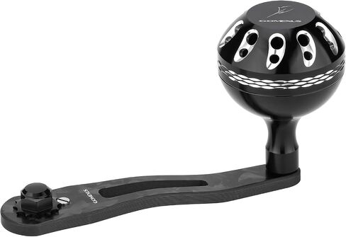 GOMEXUS Power Handle Compatible for Okuma Cold Water Linecounter Trolling Reels 85mm Forged Carbon in Kuwait