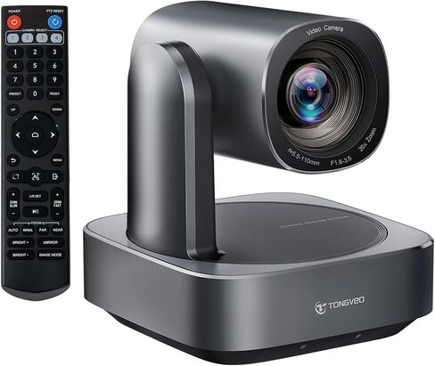 AI Auto-Tracking PTZ Camera 20x Optical Zoom HDMI USB IP Live Streaming Camera 1080P 60fps Video Conferencing System POE Supply for Church Services Worship Education Work with Zoom Team vMix OBS in Kuwait