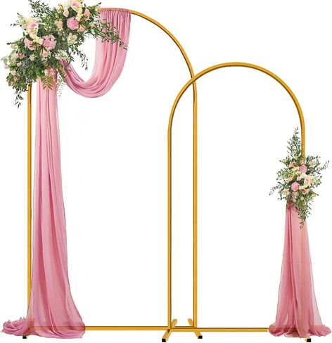 Hemmotop Metal Arch Backdrop Stand Set of 2, 7.2ft and 6ft in Kuwait
