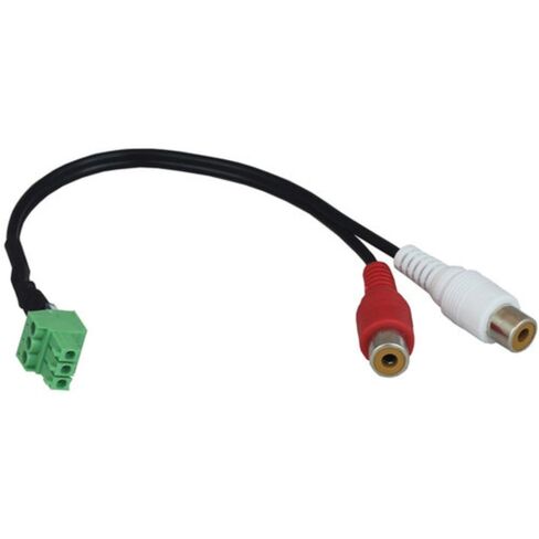 Euroblock 3-Pin to 2-Channel RCA Audio-Extraction Cable in Kuwait