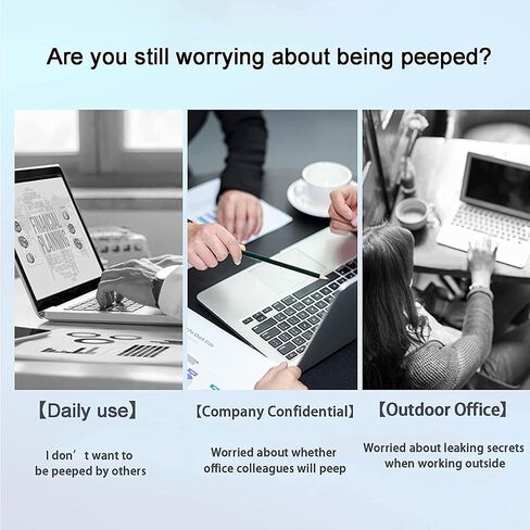 Laptop Privacy Screen 10 Inch, Anti Spy & Anti Peeping Data Confidentiality Protector, Anti-Blue Light Monitor Privacy Screen Fliter in Kuwait