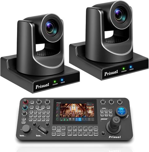 Prisual PTZ Camera Gen 5 Auto AI Tracking, 30X Optical Zoom in Kuwait