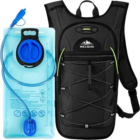 Lightweight Hydration Backpack with 2L Leak Proof Water Bladder in Kuwait