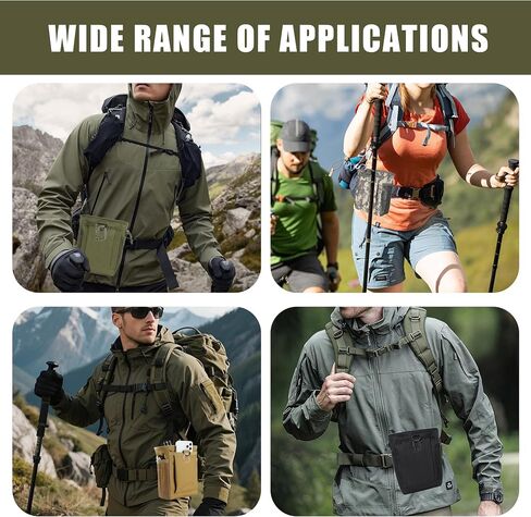 5 Pcs Tactical Colored Dump Pouch Magazine Recovery Pouch Drastring Ammo Bag Belt Utility Fanny Adjustable Military Holster Bag Outdoor for Airsoft Paintball Hunting Gear with D-Ring Grimlock（5 color） in Saudi Arabia