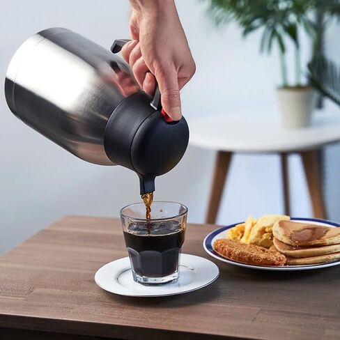 SYBO 74oz Insulated Thermal Coffee Carafe, Stainless Steel in Kuwait