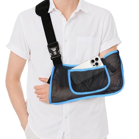mosago Arm Sling, Lightweight Breathable Mesh Shoulder Immobilizer, Middle in Kuwait