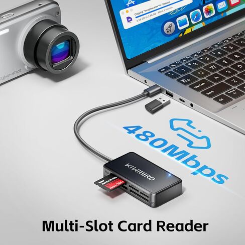 KiWiBiRD SD Card Reader, CF Card Reader USB C, Memory Stick Pro Duo Reader in Kuwait