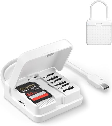 UHS-II Micro SD 4.0 Card Reader USB C SD Card Reader 2 in 1 SD & TF Adapter in Kuwait