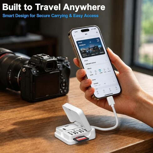 UHS-II Micro SD 4.0 Card Reader USB C SD Card Reader 2 in 1 SD & TF Adapter in Kuwait