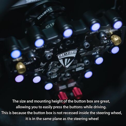Obokidlyamor 320mm/12.6" GTW can be installed on 70mm/2.8" quick release adapter;AS For WRC SIMAGIC MOZA R5 FANATEC SIM CUBE in Kuwait