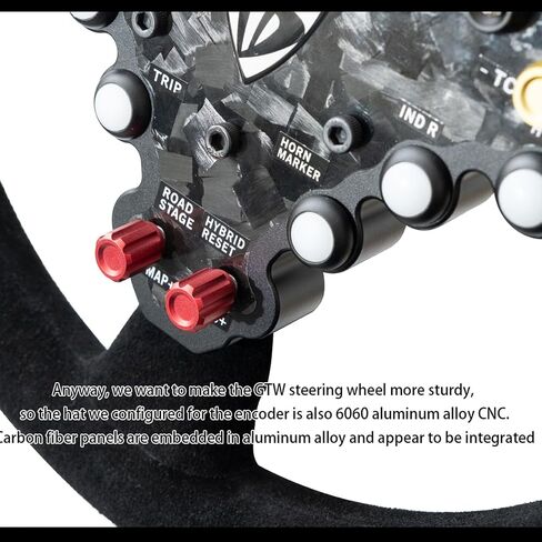 Obokidlyamor 320mm/12.6" GTW can be installed on 70mm/2.8" quick release adapter;AS For WRC SIMAGIC MOZA R5 FANATEC SIM CUBE in Kuwait