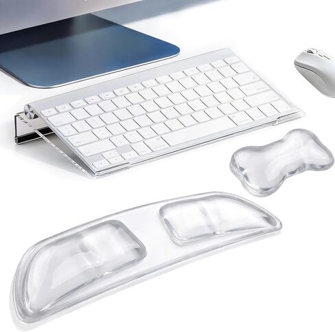 3PCS Gel Wrist Rest for Keyboard and Mouse with Computer Keyboard Stand Set in Kuwait