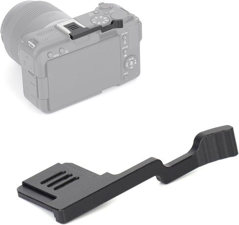 Thumb Grip for Canon EOS R50V, Ergonomic Aluminum Anti-Slip Thumb Rest - Secure Hold, Reduces Fatigue & Camera Shake, Easy Install for R50 V (Black) in Kuwait