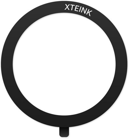 XTEINK Adhesive Metal Ring, Self‑Adhesive Metal Sticker, 3 Black + 3 White in Kuwait
