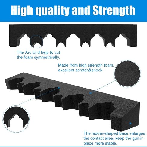Foam Rifle Barrel Rack & Magnetic Gun Hanger for Metal Cabinet in Kuwait