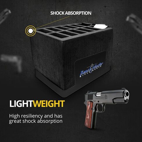 Benchmaster - Weapon Rack - Single Stack 1911 Magazine Rack - 12 Unit - Gun Safe Storage Accessories - Pistol Mag Storage in Kuwait