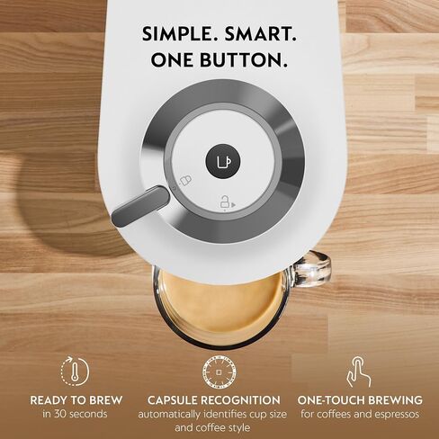 Nespresso Vertuo Pop+ Deluxe Coffee & Espresso Maker by Breville, White in Kuwait