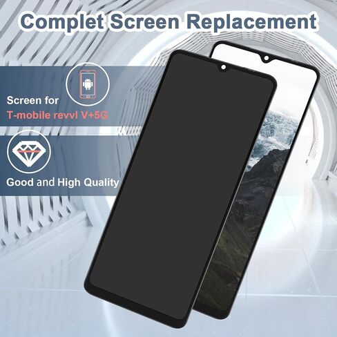 Screen Replacement for T-Mobile Revvl V+ 5G / Revvl V Plus 5G 6.82" LCD Display Touch Digitizer Assembly with Tools in Kuwait