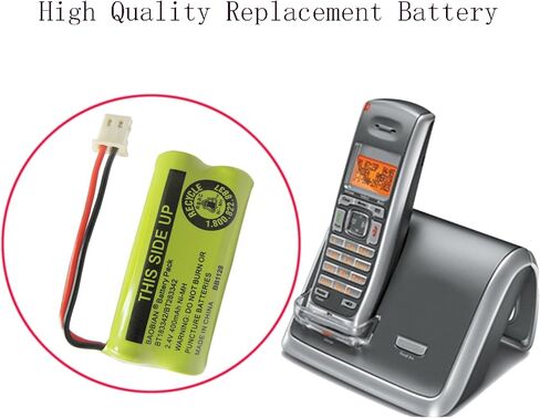 2.4V 400mAh Cordless Home Phone Battery Compatible with AT&T BT162342 BT-162342 BT166342 BT-166342 BT266342 BT-266342 BT183342 BT-183342 BT283342 BT-283342 VTech CS6329 CS6114 CS6419(4 Pack) in Kuwait