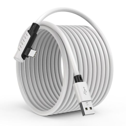 16 Feet Link Cable for Quest 3S,VR Cable Compatible with Meta Quest 3S/Quest 3/Oculus Quest 2/Pico 4 Accessories and PC/Steam VR,16FT USB 3.0 to USB C Link Cable High Speed Data Transfer Link Cord in Kuwait