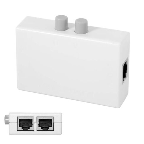 chenyang 2 Pack RJ45 Splitter Adapter Cat6 RJ45 8P8C Socket 1 to 2 Coupler Ethernet Network LAN Ethernet Splitter Connector Adapter in Kuwait