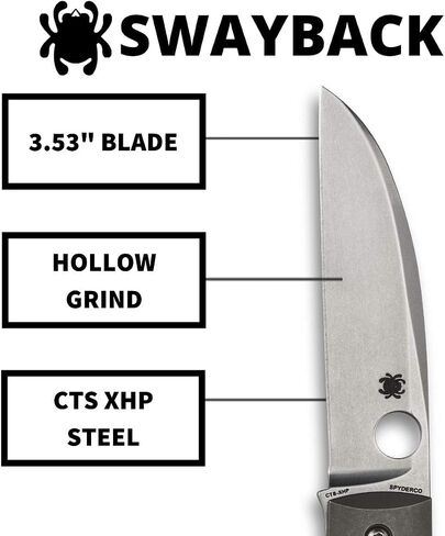 Spyderco SwayBack Premium Knife, PlainEdge in Kuwait